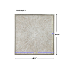 Mesmerize Brown/Silver/White Abstract Art - Ornate Home