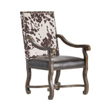 Mesquite Ranch Brown/White Arm Chair - Ornate Home