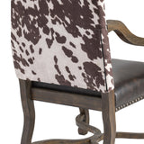 Mesquite Ranch Brown/White Arm Chair - Ornate Home