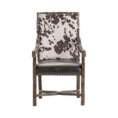 Mesquite Ranch Brown/White Arm Chair - Ornate Home