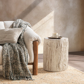 Messi Coastal Birch Table - Ornate Home
