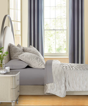 Messina Platinum Quilt Set - Ornate Home
