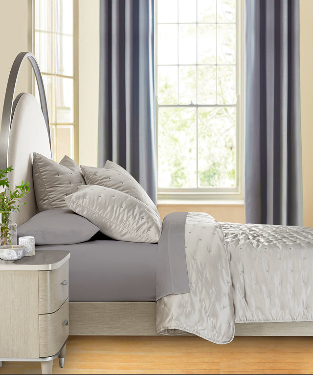 Messina Platinum Quilt Set - Ornate Home