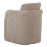 Mesto Taupe Rolling Dining Chair - Ornate Home