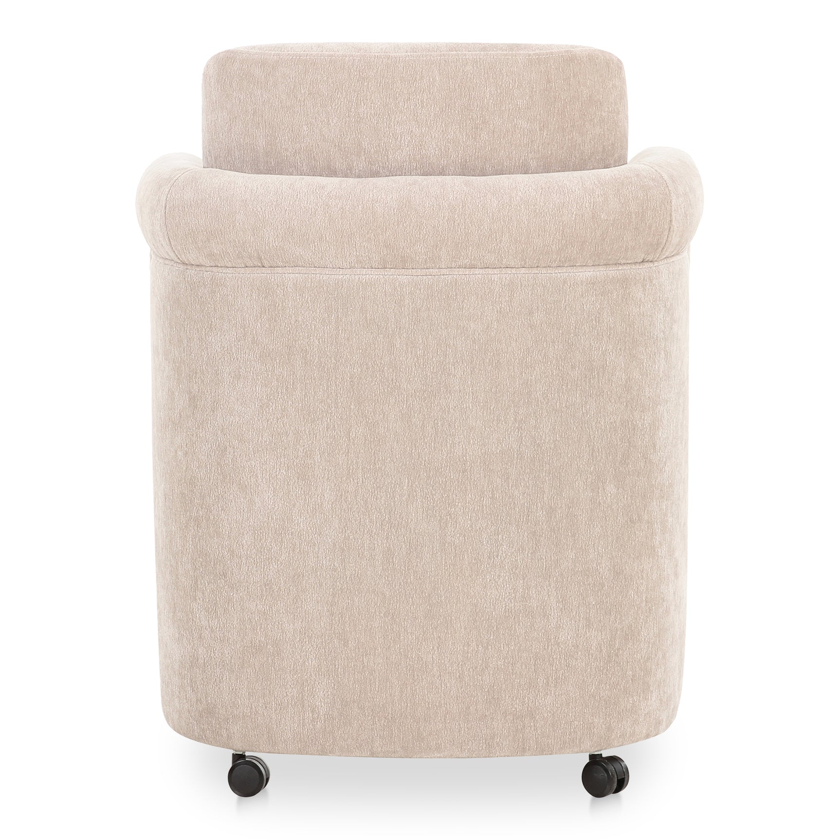 Mesto Taupe Rolling Dining Chair - Ornate Home