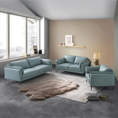 Mesut Light Blue Loveseat - Ornate Home