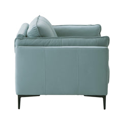 Mesut Light Blue Loveseat - Ornate Home