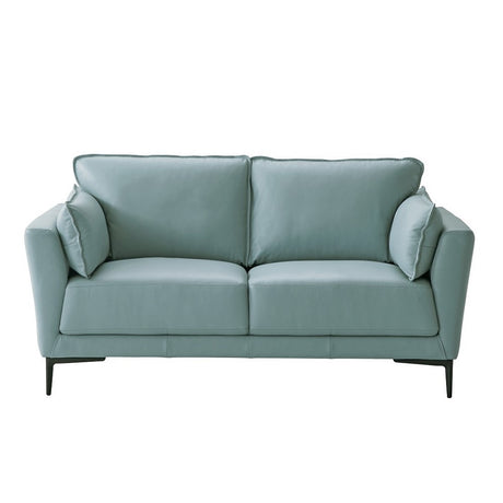 Mesut Light Blue Loveseat - Ornate Home