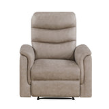 Metric Beige Reclining Chair - Ornate Home
