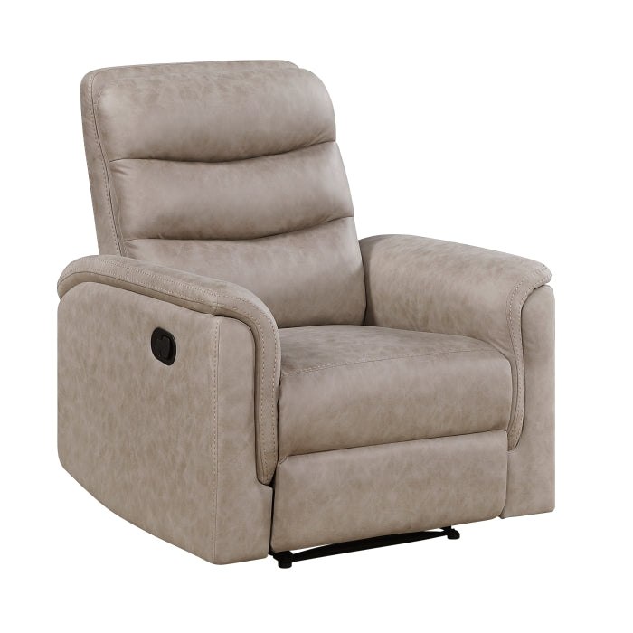 Metric Beige Reclining Chair - Ornate Home