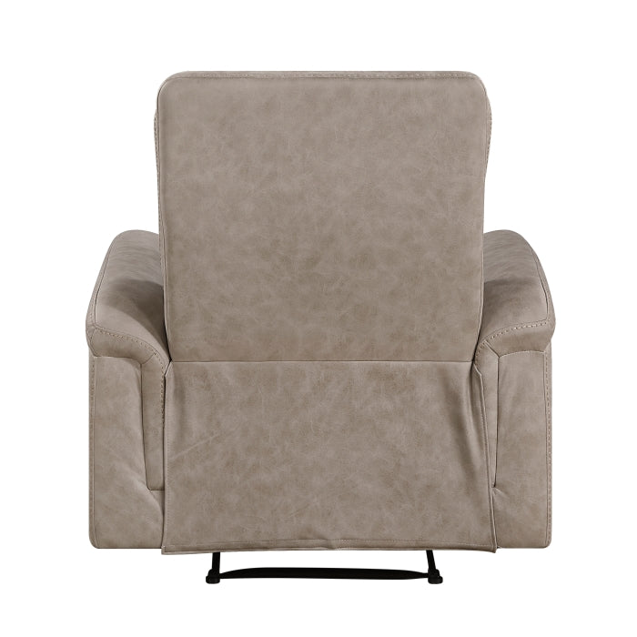 Metric Beige Reclining Chair - Ornate Home