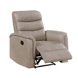 Metric Beige Reclining Chair - Ornate Home