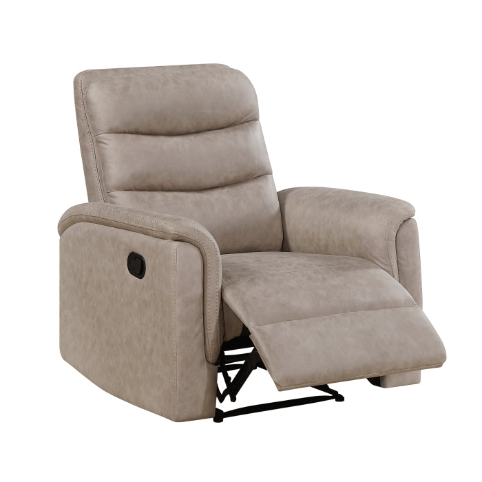 Metric Beige Reclining Chair - Ornate Home