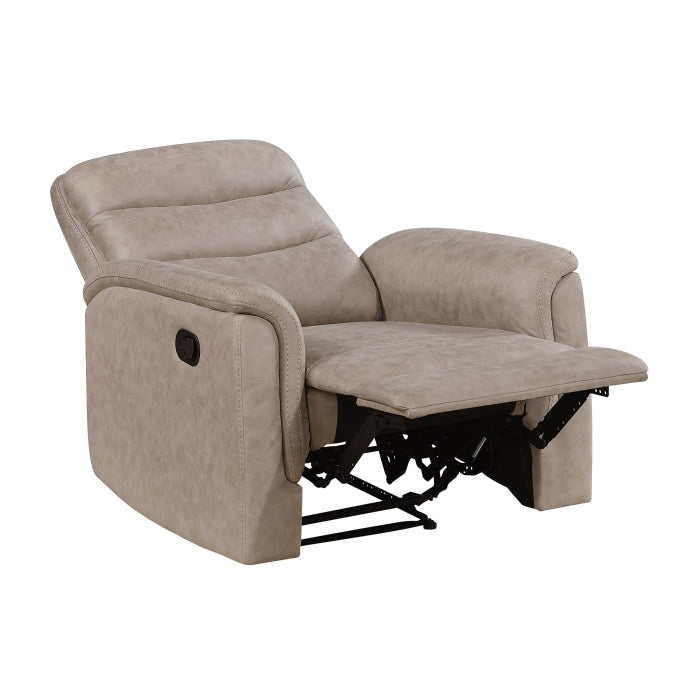 Metric Beige Reclining Chair - Ornate Home