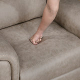Metric Beige Reclining Chair - Ornate Home