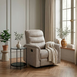 Metric Beige Reclining Chair - Ornate Home