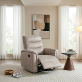 Metric Beige Reclining Chair - Ornate Home