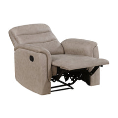 Metric Beige Reclining Chair - Ornate Home