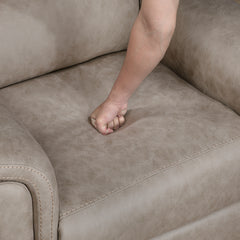 Metric Beige Reclining Chair - Ornate Home