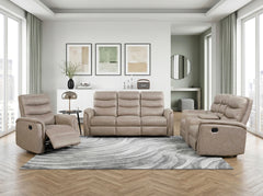 Metric Beige Reclining Chair - Ornate Home