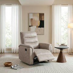 Metric Beige Reclining Chair - Ornate Home