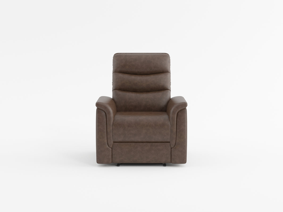 Metric Beige Reclining Chair - Ornate Home