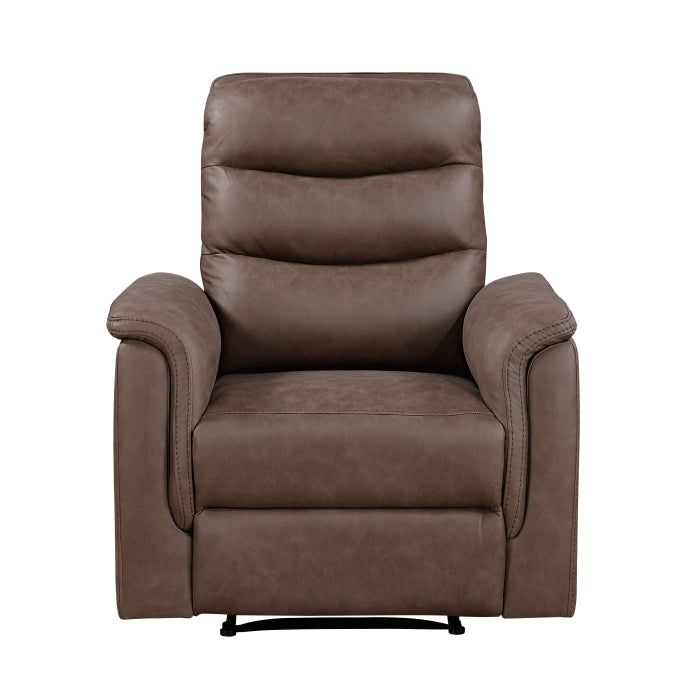 Metric Brown Reclining Chair - Ornate Home