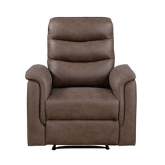 Metric Brown Reclining Chair - Ornate Home