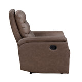 Metric Brown Reclining Chair - Ornate Home