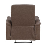 Metric Brown Reclining Chair - Ornate Home