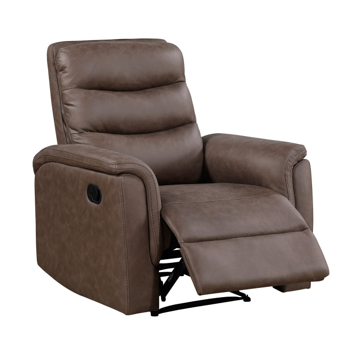 Metric Brown Reclining Chair - Ornate Home