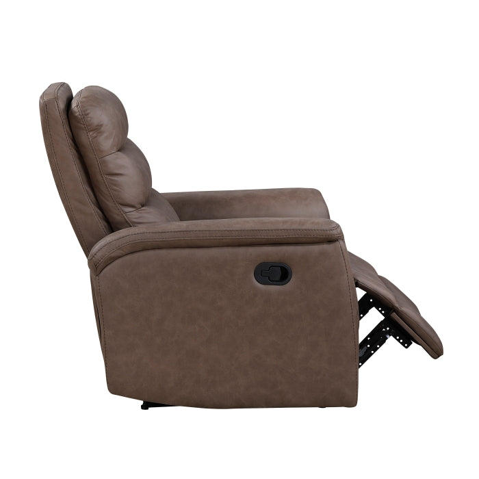 Metric Brown Reclining Chair - Ornate Home
