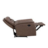 Metric Brown Reclining Chair - Ornate Home