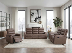 Metric Brown Reclining Chair - Ornate Home