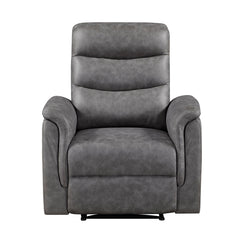 Metric Gray Reclining Chair - Ornate Home