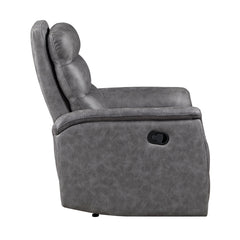 Metric Gray Reclining Chair - Ornate Home