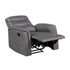 Metric Gray Reclining Chair - Ornate Home