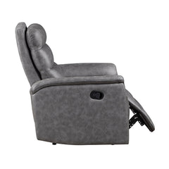 Metric Gray Reclining Chair - Ornate Home