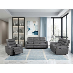 Metric Gray Reclining Chair - Ornate Home