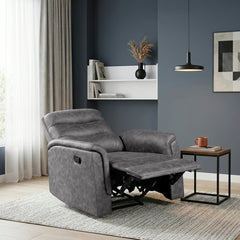 Metric Gray Reclining Chair - Ornate Home