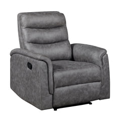 Metric Gray Reclining Chair - Ornate Home
