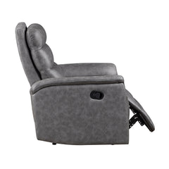 Metric Gray Reclining Chair - Ornate Home