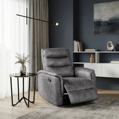 Metric Gray Reclining Chair - Ornate Home