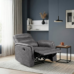 Metric Gray Reclining Chair - Ornate Home