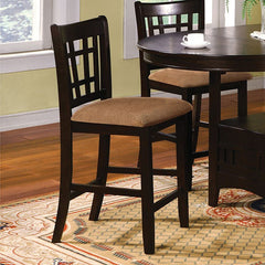 Metropolis Espresso Counter Height Chair (Set of 2) - Ornate Home