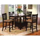Metropolis Espresso Counter Height Chair (Set of 2) - Ornate Home