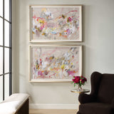 Metropolitan Rush Multicolor Abstract Prints (Set of 2) - Ornate Home