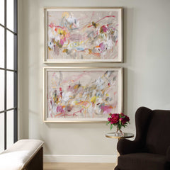 Metropolitan Rush Multicolor Abstract Prints (Set of 2) - Ornate Home