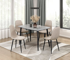 Metropolitan White Side Chair - Ornate Home