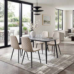 Metropolitan White Side Chair - Ornate Home
